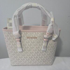 Michael Kors, Jet Set Travel Tote, Powder/Blush Vanilla